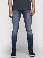 Spodnie męskie - Jack&Jones Jeansy Liam 12166854 Granatowy Skinny Fit - miniaturka - grafika 1