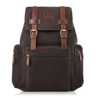 Plecaki - Plecak męski do szkoły plecak podróżny weekendowy Paolo Peruzzi SI-02-BR - miniaturka - grafika 1