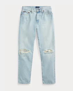 Spodnie damskie - RALPH LAUREN Niebieskie jeansy Mom Fit rozmiar 29R - grafika 1