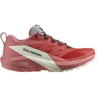 Buty sportowe damskie - Damskie Buty do biegania w terenie SALOMON SENSE RIDE 5 W L47215200 – Czerwony - miniaturka - grafika 1