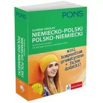 Pons Słownik szkolny niemiecko-polski/polsko-niemiecki 45 000 haseł i zwrotów. - Praca zbiorowa - Słowniki języków obcych - miniaturka - grafika 1