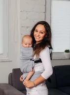 Nosidełka dla dzieci - LennyLamb LennyUpGrade MAŁA JODEŁKA SZARA - miniaturka - grafika 1