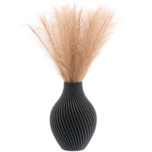 Wazon flakon na kwiaty sztuczne 3D szary wysoki 25cm dekoracyjny tworzywo - Wazony i flakony Wazon flakon na kwiaty sztuczne 3D szary wysoki 25cm dekoracyjny tworzywo - Wazony i flakony - miniaturka - grafika 1