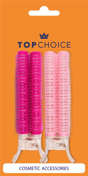 Top Choice, Wałki Z Uchwytem, Mix Kolorów, 2szt.