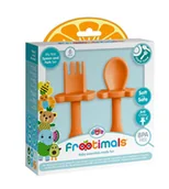 Sztućce dla dzieci - Zestaw Łyżeczka I Widelec Frootimals Orangiefly Bpa Free - miniaturka - grafika 1