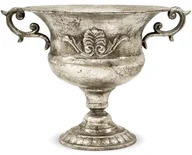 Wazony i flakony - Pigmejka Wazon, PIGMEJKA, Kolekcja Antyk, szary, 26,5x37x29 cm - miniaturka - grafika 1