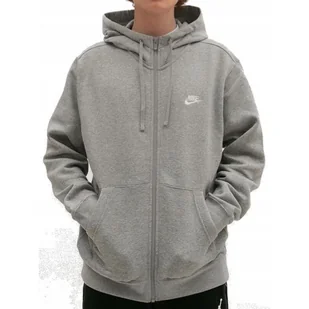 Bluza na co dzień męska NIKE SPORTSWEAR CLUB na zamek z kapturem - Kurtki męskie - miniaturka - grafika 1