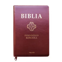 Biblia pierwszego Kościoła burgundowa paginatory