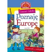 Książki edukacyjne - Centrum Edukacji Dziecięcej Domowa szkoła Poznaję Europę Książeczka z nalepkami - Uhlik Anna - miniaturka - grafika 1
