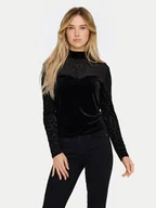 Bluzki damskie - ONLY Bluzka Eliana 15339981 Czarny Slim Fit - miniaturka - grafika 1