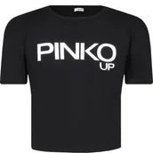 Koszulki męskie - Pinko UP T-shirt JERSEY | Cropped Fit - miniaturka - grafika 1