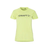 Koszulki i topy damskie - Damska Koszulka z krótkim rękawem CRAFT CORE ESSENCE LOGO TEE W 1911785-507000 – Zielony - miniaturka - grafika 1