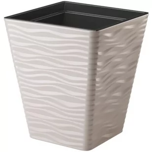 Donica SAHARA DUNES KWADRAT 30 jasnoszary - Donice - miniaturka - grafika 1