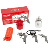 Akcesoria pneumatyczne - NARZĘDZIA PNEUMATYCZNE NAC AKCESORIA DO KOMPRESORA ZESTAW LAKIERNICZY 5SZT. - miniaturka - grafika 1