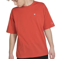 Koszulki sportowe męskie - Champion Small C Logo Muscle Fit T-shirt > CH215341-OS037 - miniaturka - grafika 1