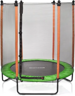 Trampolina ogrodowa Meteor TRP-60 z siatką zewnętrzną 4.5 FT 140 cm - Trampoliny - miniaturka - grafika 1