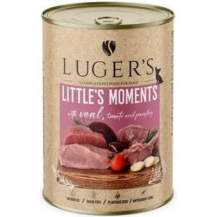 Karma dla psa LUGERS Little's Moments z cielęciną, pomidorem i pietruszką 400g - Mokra karma dla psów - miniaturka - grafika 1