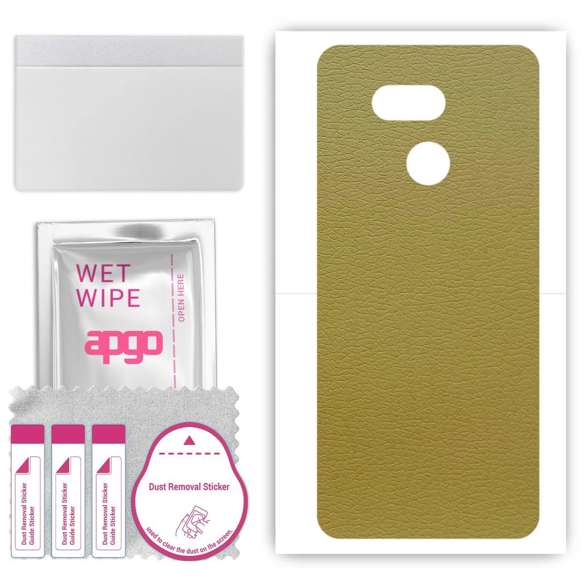 Folia naklejka skórka strukturalna na TYŁ do HTC Desire 12s - Skóra Oliwkowa - apgo SKINS