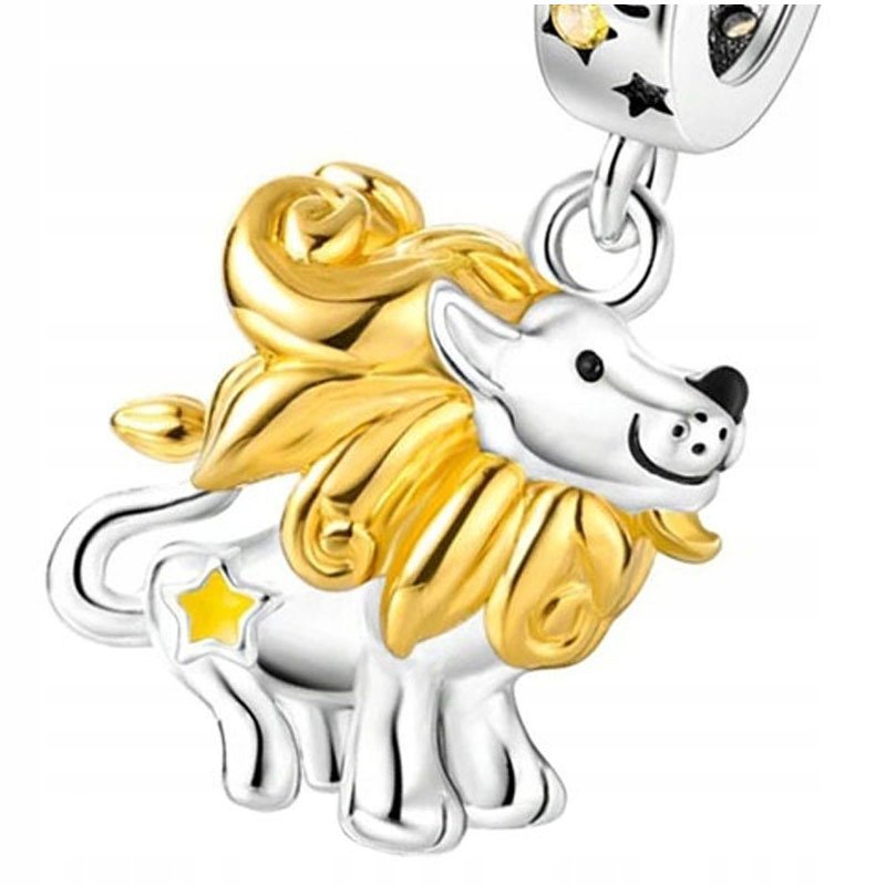 Charms Zawieszka Charms Znak Zodiaku Lew Charmsy Trusky