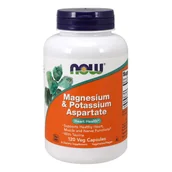 Witaminy i minerały - Now Foods NOW Magnesium&Potassium Aspartate 120vegcaps - miniaturka - grafika 1