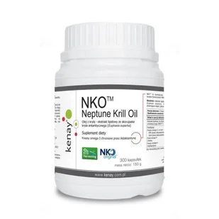 Kenay Olej z Kryla NKO Neptune Omega 3 300 kaps - Serce i układ krążenia - miniaturka - grafika 1