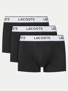 Lacoste Komplet 3 par bokserek 5H2392 Czarny - Majtki męskie - miniaturka - grafika 1