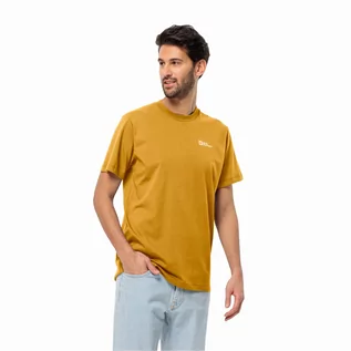 Koszulki męskie - Męska koszulka Jack Wolfskin ESSENTIAL T M curry - S - grafika 1