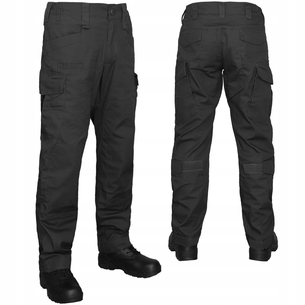 Spodnie Bojówki Wojskowe Taktyczne Texar Ns-Tx Ripstop Militarne Czarne 4XL