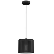 Lampy sufitowe - Czarna lampa wisząca z niezwykłym abażurem LX 5236 z serii LOFT SHADE - miniaturka - grafika 1