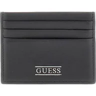 Etui na dokumenty i karty - Guess Skórzane etui na karty BOSTON - miniaturka - grafika 1