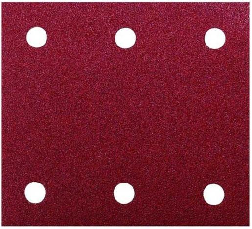 Makita Papier ścierny na rzep 114 x 102 mm (6 otworów) ziarn. 80, 10 szt. P-3310