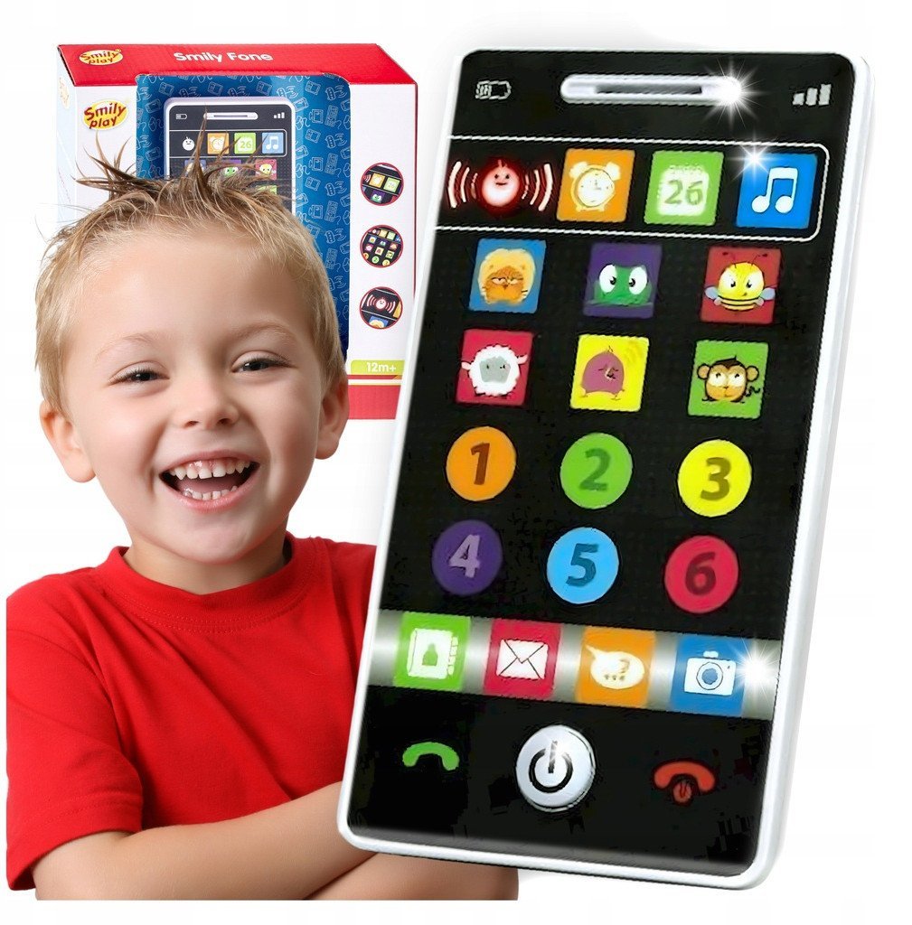 Smartfon zabawka dla dzieci telefon interaktywny dotykowy mówi nauka
