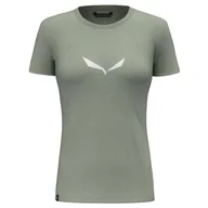 Koszulki i topy damskie - Salewa Damska koszulka Solid Dry W - miniaturka - grafika 1