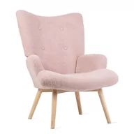 Fotele - Fotel uszak MOSS w TEDDY szerpa 70x95 cm - miniaturka - grafika 1