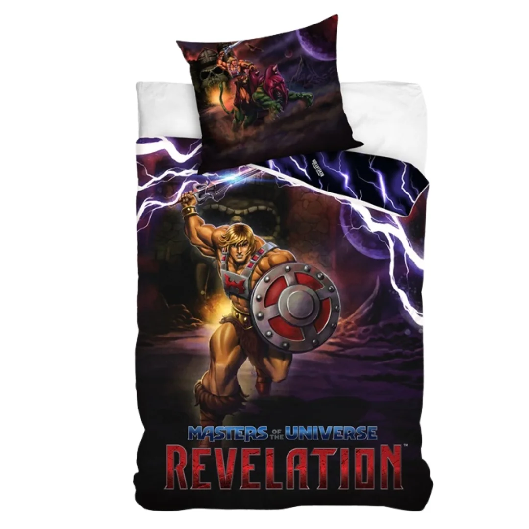 Pościel Bawełniana He-Man Master of the Universe 160x200 70x80 dla Fana