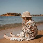 Zestawy naczyń dla dzieci - La Millou Bambusowy otulacz mgiełka L Vintage Meadow - miniaturka - grafika 1