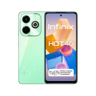 Infinix Hot 40i 4/128GB Zielony - Telefony komórkowe - miniaturka - grafika 1