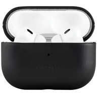 Akcesoria do słuchawek - Etui na słuchawki FIXED Podsleather do APPLE AirPods Pro 2 Czarny - miniaturka - grafika 1