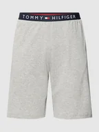 Spodnie sportowe męskie - Szorty z dzianiny dresowej z elastycznym pasem z logo model ‘JERSEY SHORT’ - miniaturka - grafika 1