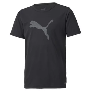 Koszulki sportowe męskie - Puma Dziecięca Koszulka INDIVIDUALRISE LOGO TEE JR BLACK-AS 65753103 - grafika 1