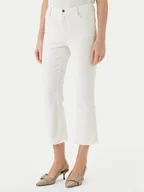Spodnie damskie - Morgan Jeansy 261-PAKELO1 Biały Slim Fit - miniaturka - grafika 1