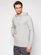 Bluzy męskie - Jack&Jones Bluza JJJebasic Sweat Hood Noos 12182537 Szary Regular Fit - miniaturka - grafika 1