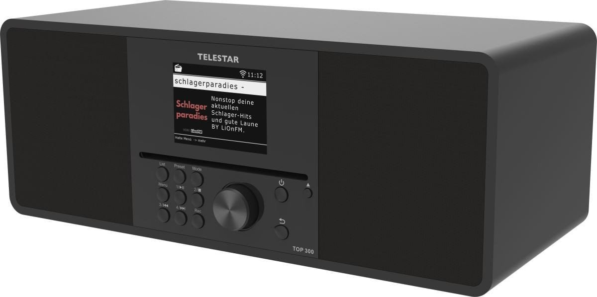 TELESTAR TOP 300 Schwarz Multifunktionsradios Stationär