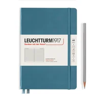 Notesy i bloczki - Notatnik Leuchtturm1917 Medium, notatnik w linie, A5, Rising Colours Stone Blue - miniaturka - grafika 1