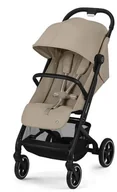 Wózki dziecięce - Cybex Beezy Wózek Spacerowy Rama Czarna Almond Beige 2024 - miniaturka - grafika 1