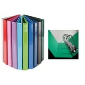 Artykuły biurowe - Panta Plast Segregator Focus Panorama A4 70MM/4D czarny - miniaturka - grafika 1