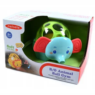 ŚWIECĄCA GRZECHOTKA Z DŹWIĘKAMI MIĘKKA ZABAWKA SENSORYCZNA RÓŻNE WZORY - Zabawki sensoryczne - miniaturka - grafika 1