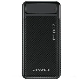 AWEI P6K 20000 mAh Czarny - Powerbanki - miniaturka - grafika 1