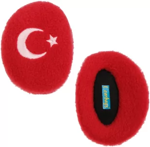 Nauszniki Earbags Turcja, biało-czerwony - Apaszki i szaliki damskie - miniaturka - grafika 1