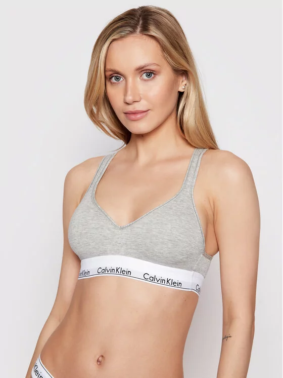 Calvin Klein Underwear Biustonosz top 000QF1654E Szary XS - Ceny i opinie  na Skapiec.pl